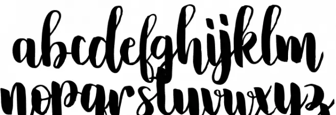 Grinland Regular फ़ॉन्ट लोअरकेस