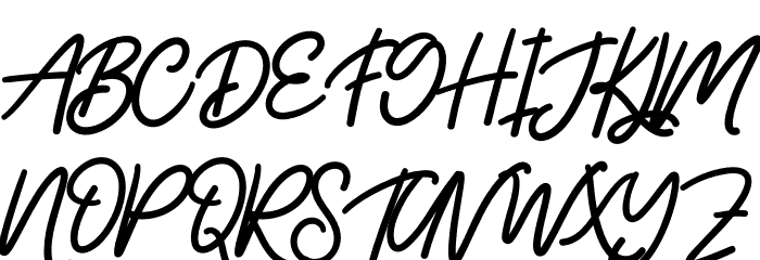 Grinlane Font UPPERCASE