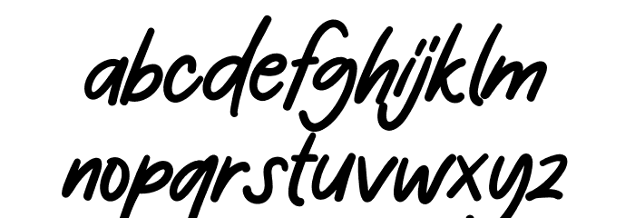 Grinlane Font LOWERCASE