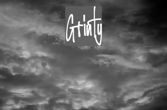 Grinty Font examples