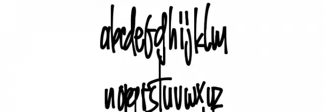 Grinty 字体 小写