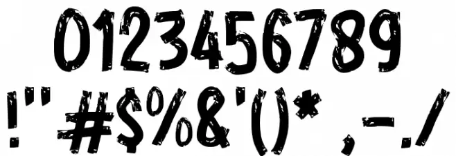 Grip Font OTHER CHARS