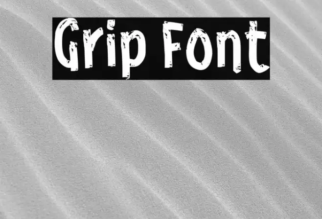 Grip Font examples