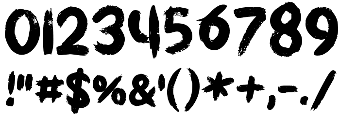 Griphite Black PERSONAL USE Font OTHER CHARS
