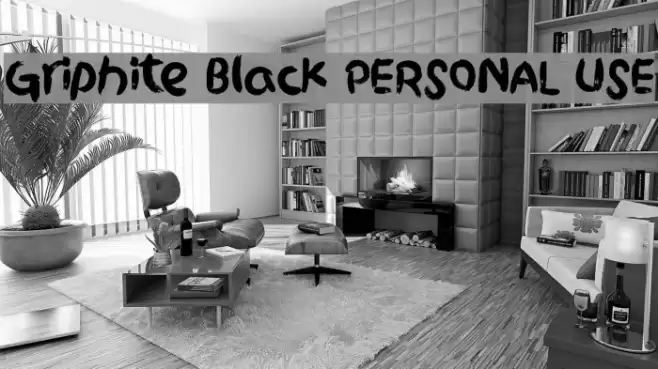 Griphite Black PERSONAL USE Font examples