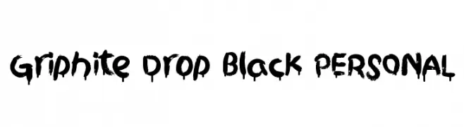 Griphite Drop Black PERSONAL  Frei Schriftart Herunterladen