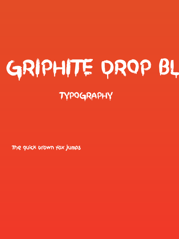 Griphite Drop Black PERSONAL Poster