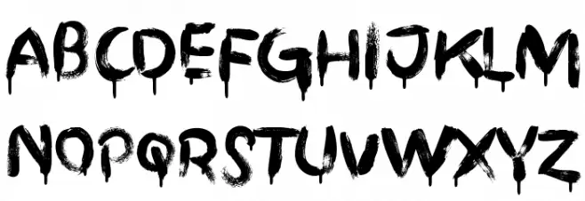Griphite Drop PERSONAL USE Schriftart Groß