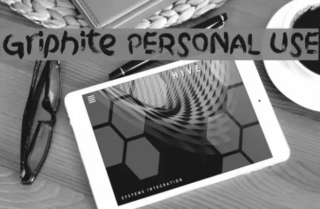 Griphite PERSONAL USE Font examples