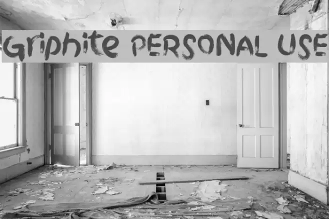 Griphite PERSONAL USE Font examples