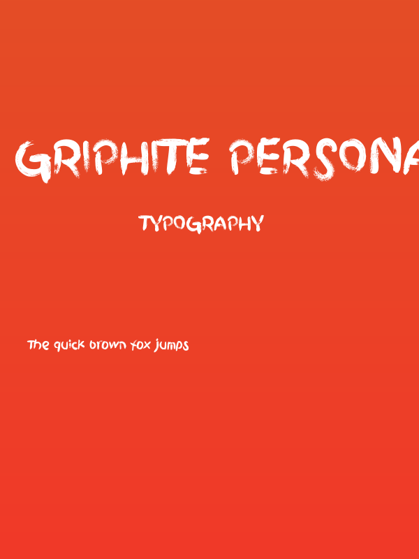 Griphite PERSONAL USE Poster