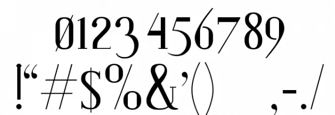 Gris Condensed Regular Font OTHER CHARS