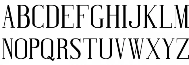 Gris Condensed Regular フォント 大文字