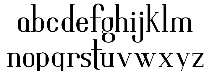Gris Condensed Regular Font LOWERCASE