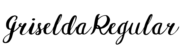 Griselda Regular  font caratteri gratis
