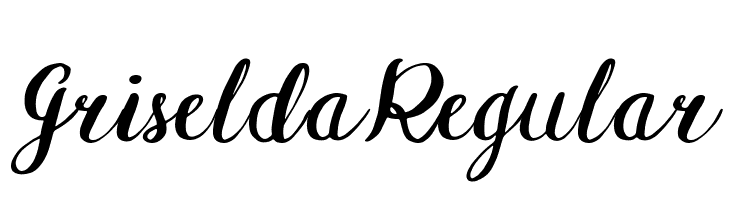 Griselda Regular  Free Fonts Download