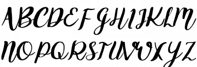 Griselda Regular 字体 大写