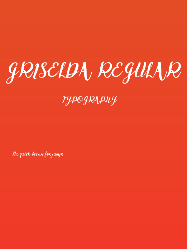 Griselda Regular Poster