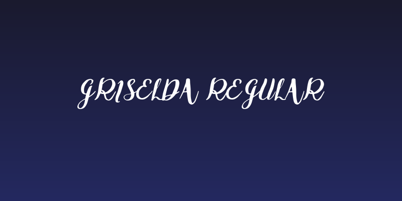 Griselda Regular Social Header