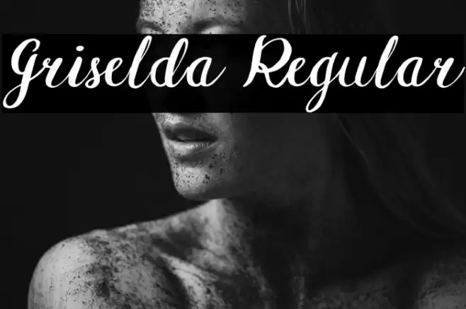 Griselda Regular Font examples