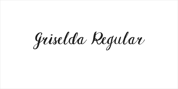Griselda Regular Logo