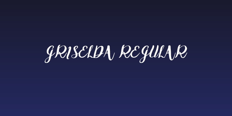 Griselda Regular Social Header