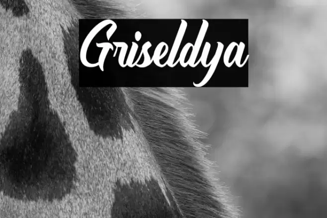 Griseldya Font examples