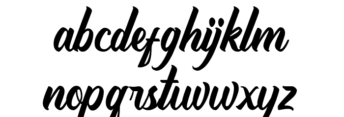 Griseldya Font LOWERCASE