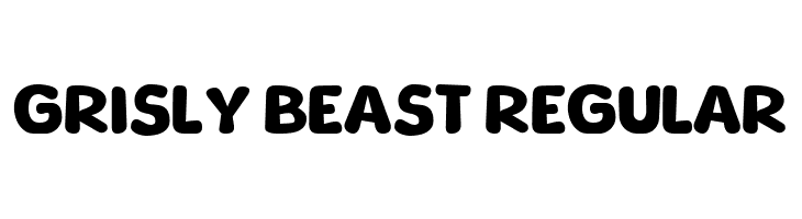 Grisly Beast Regular フォント