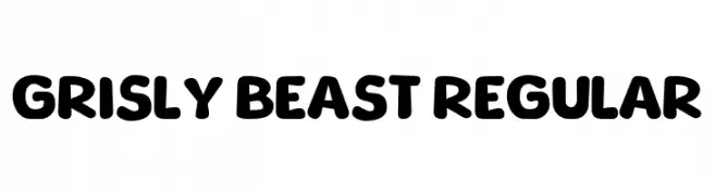 Grisly Beast Regular  Frei Schriftart Herunterladen