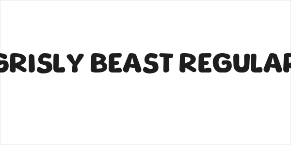 Grisly Beast Regular Logo