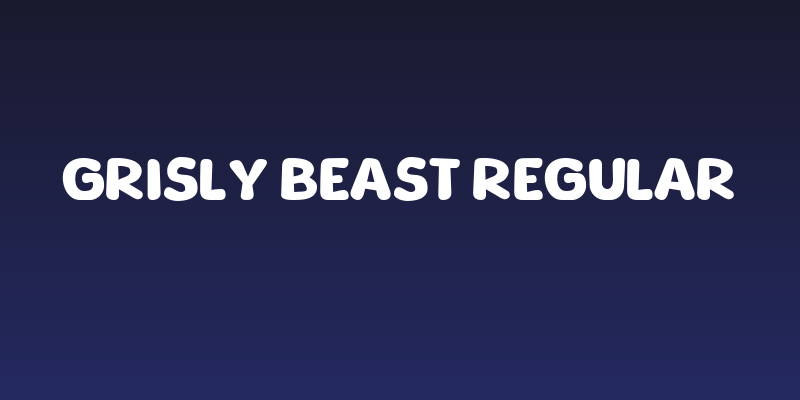 Grisly Beast Regular Social Header