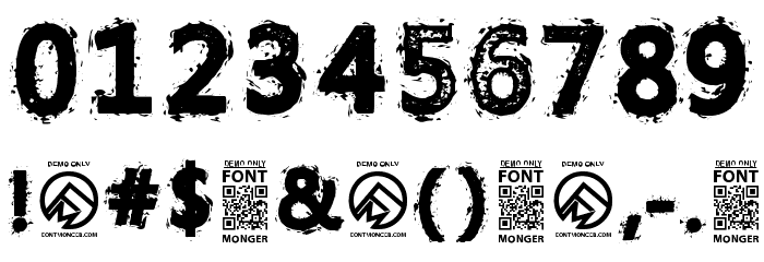 Gristled Font Regular Font OTHER CHARS