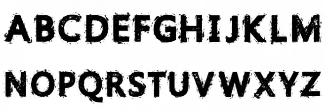Gristled Font Regular フォント 大文字