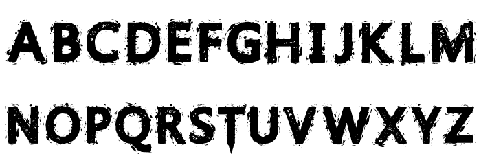 Gristled Font Regular Font LOWERCASE