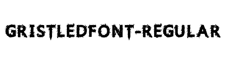 GristledFont-Regular  नि: शुल्क फ़ॉन्ट्स डाउनलोड