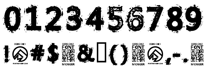 GristledFont-Regular Font OTHER CHARS