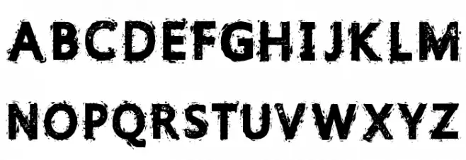GristledFont-Regular Fonte MAIÚSCULAS