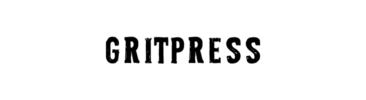 Grit Press  les polices de caractères gratuit tlcharger