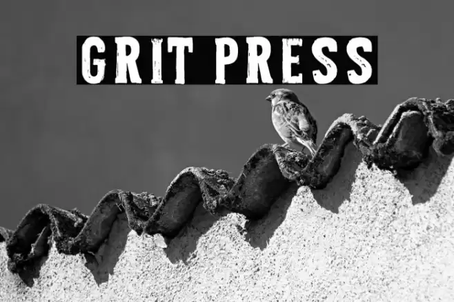 Grit Press Polices examples