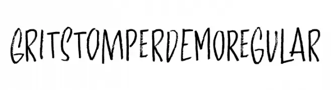 Gritstomper DEMO Regular  Frei Schriftart Herunterladen