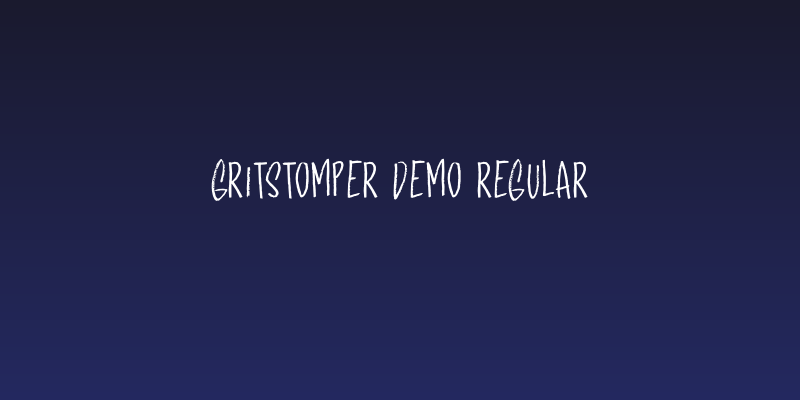 Gritstomper DEMO Regular Social Header