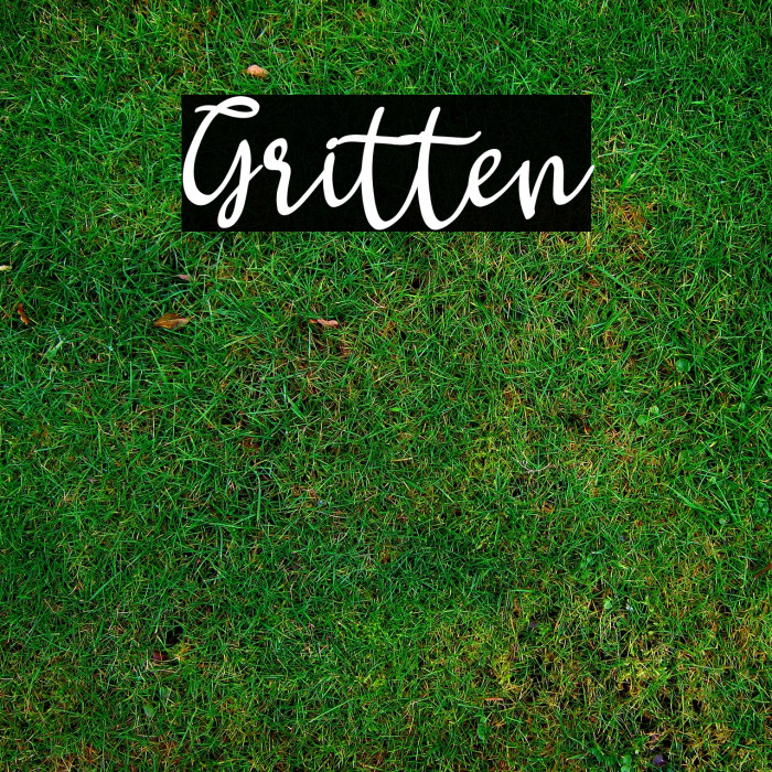 Gritten Font examples