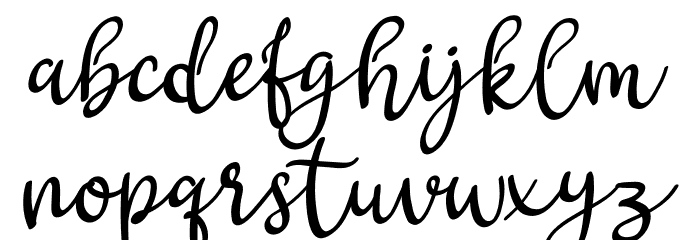 Gritten Font LOWERCASE