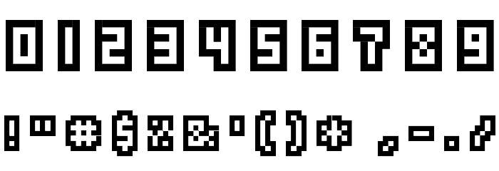 Grixel Acme 5 CompCapsO Xtnd フォント その他の文字