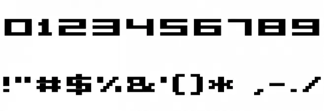 Grixel Acme 5 Wide Bold Xtnd フォント その他の文字