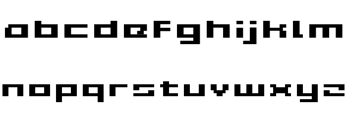 Grixel Acme 5 Wide Bold Xtnd Font LOWERCASE