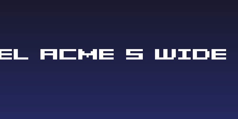 Grixel Acme 5 Wide Bold Social Header