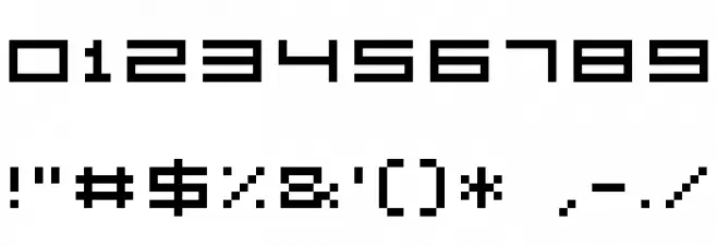 Grixel Acme 5 Wide Xtnd Font OTHER CHARS