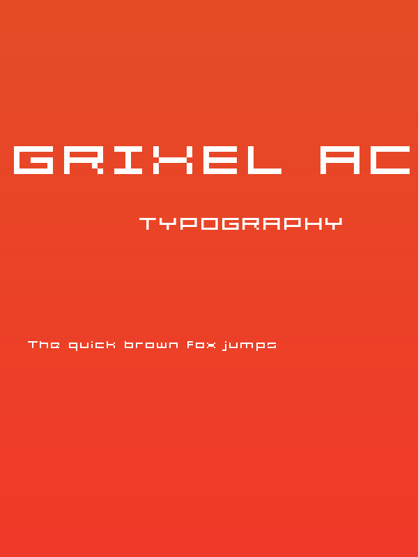 Grixel Acme 5 Wide Xtnd Poster